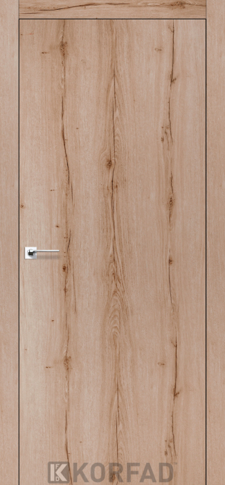 Міжкімнатні двері Korfad Wood plato WP-01 Дуб тобакко Плівка