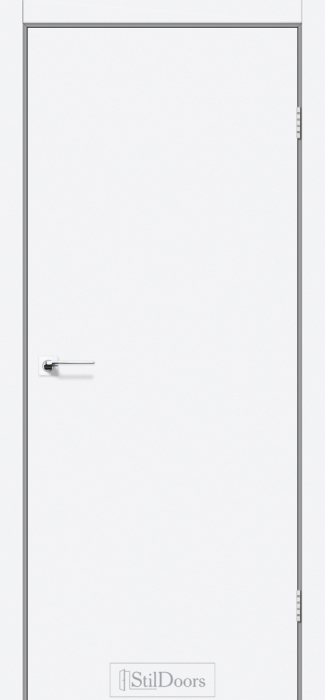 Міжкімнатні двері StilDoors SIMPLI - LOFT 01 Білий супермат Renolit (РР) Плівка